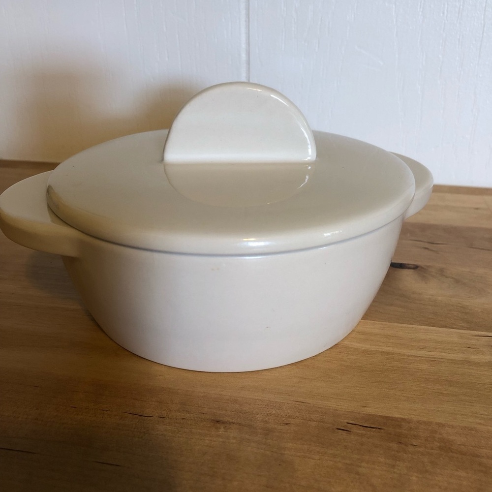 Cream Ceramic Brie Baker Dish